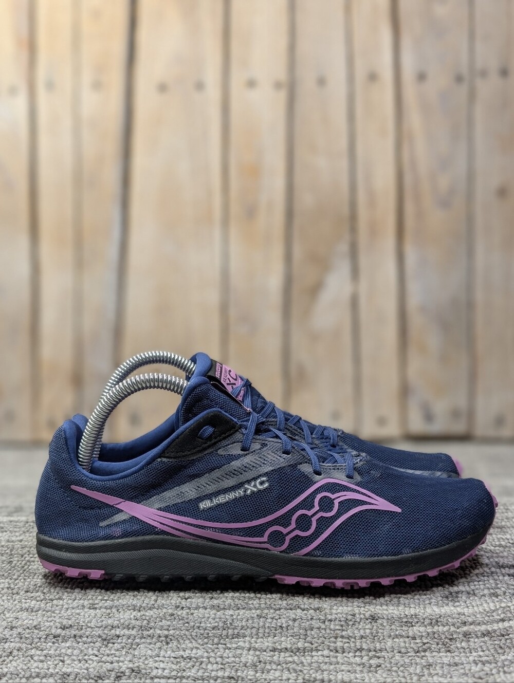Women's Saucony Kilkenny XC9 in Navy/Purple
